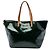 Louis Vuitton Green Monogram Vernis Bellevue GM Verde Verde scuro
