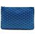 Goyard Blue Goyardine Senat MM