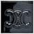 Céline Celine Vanity Case Mini in vernice nera Triomphe Nero  - vista 4