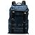 Salvatore Ferragamo Ferragamo Blue Printed Denim Backpack