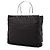 Tote Prada Tasche Brown Tessuto mit Metallgriff Braun Dunkelbraun - Ansicht 2