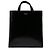 Tote in pelle Spazzolato nera Prada Nero