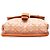 LOEWE Borsa a tracolla in tela Anagram Mini Arancione - vista 3