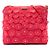 Borsa a tracolla Burberry Red PVC Prorsum Petal Rosso