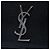 Bolso bandolera Monogram Sunset en piel de becerro de grano medio negro Saint Laurent - vista 5