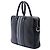 Louis Vuitton Porte Documents Voyage PM in Taiga nero a righe - vista 2
