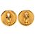 Orecchini a clip rotondi Chanel Gold CC placcati oro D'oro - vista 2
