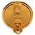 Orecchini a clip rotondi Chanel Gold CC placcati oro D'oro - vista 3