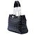 Dior Black Large Patent Cannage Lady Dior Soft Shopping Tote Nero - vista 2