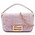 Fendi Tasche Rosa Mini Zucca Prägevelvet Satchel