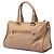 Borsa Prada Brown Vitello Daino Zip Top Satchel Marrone Carne - vista 2