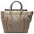 Céline Borsa Tote Mini Luggage in pelle di vitello marrone Celine Taupe