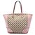 Gucci Bree Zip-Tote aus beigem GG Canvas