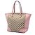 Gucci Bree Zip-Tote aus beigem GG Canvas - Ansicht 2