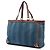 Tote Abbey D Ring in denim blu Gucci con Interlocking G - vista 2