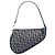 Pochette Saddle Blue Mini Diorissimo in tela Blu navy