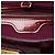 Louis Vuitton Red Monogram Vernis Wilshire PM Rosso Bordò - vista 5