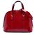 Borsa Gucci Red Small Microguccissima in vernice Nice Dome Rosso