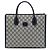 Tote Gucci Beige Small GG Supreme Interlocking G Blu navy
