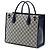 Tote Gucci Beige Small GG Supreme Interlocking G Blu navy - vista 2