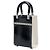Borsa shopper Fendi Sunshine Mini in tela e vernice nera - vista 2