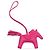 Charm per borsa Hermès Pink Milo agnello GriGri Rodeo PM Rosa - vista 2
