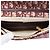 Dior Saddle Wallet On Chain aus rotem Oblique Canvas Bordeaux - Ansicht 4