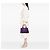 Tote en toile Canapa violette avec logo Prada Violet foncé - vue 8