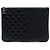 Chanel Black Medium Bi Quilted Lambskin O Case Clutch Nero