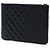 Chanel Black Medium Bi Quilted Lambskin O Case Clutch Nero - vista 2