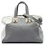Borsa Fendi Gray Large Leather Colorblock Chameleon Marrone Grigio antracite