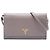 Portafoglio con tracolla in Saffiano marrone Prada Taupe