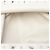 Bottega Veneta White Lambskin The Mini Pouch Crossbody Bianco Bianco sporco - vista 5
