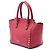 Borsa Valentino Red Small Leather Rockstud Trapeze Rosso - vista 2