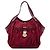 Fendi Chef Tote aus rotem Zucca Canvas Bordeaux