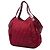 Fendi Chef Tote aus rotem Zucca Canvas Bordeaux - Ansicht 2