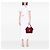 Fendi Chef Tote aus rotem Zucca Canvas Bordeaux - Ansicht 6