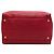 Tote Open Convertible in Vitello Daino rosso Prada - vista 3