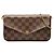 Louis Vuitton Pochette Felicie Damier Ebene Marrone