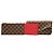 Louis Vuitton Pochette Felicie Damier Ebene Marrone - vista 7