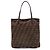 Fendi Zucca Canvas Tote in Braun