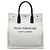 Saint Laurent Rive Gauche North South Tote aus braunem Canvas