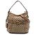Borsa a tracolla Gucci Beige Medium GG Canvas