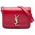 Bolsa Solferino em couro de vitelo Small vermelha Saint Laurent com caixa Vermelho