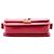 Bolsa Solferino em couro de vitelo Small vermelha Saint Laurent com caixa Vermelho - vista 3