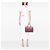 Borsa Boston Gucci Marrone Media con Stampa GG Carne - vista 6