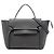 Céline Borsa Belt Celine in pelle di vitello granulata grigia Mini Marrone Grigio antracite