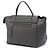 Céline Borsa Belt Celine in pelle di vitello granulata grigia Mini Marrone Grigio antracite - vista 2