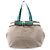Prada Brauner Canapa Canvas Logo Tote