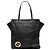 Bolsa Gucci Black Dollar em couro de vitelo com Interlocking G Preto